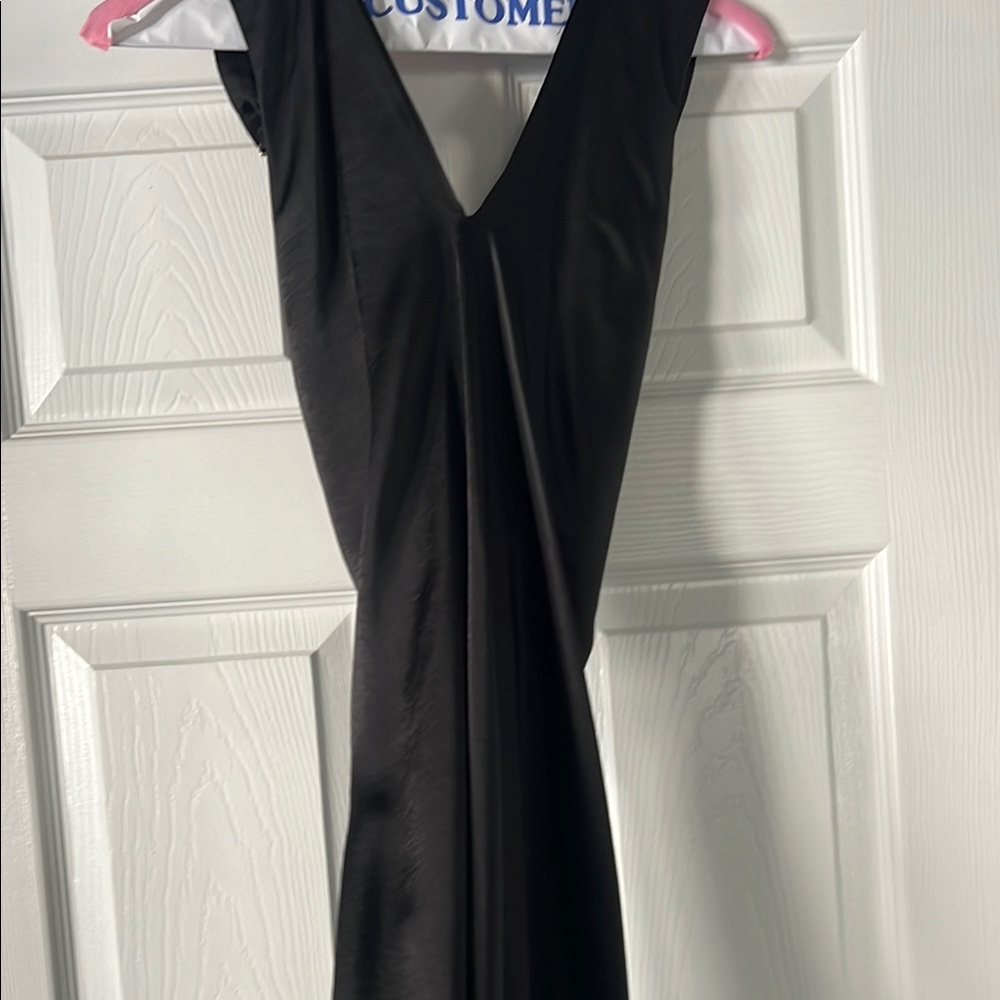 Black Backless Dress